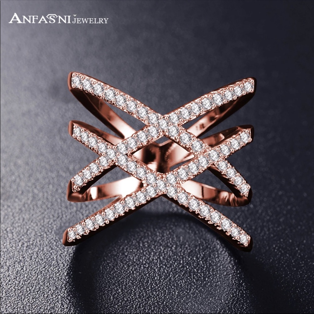 Rose gold ring